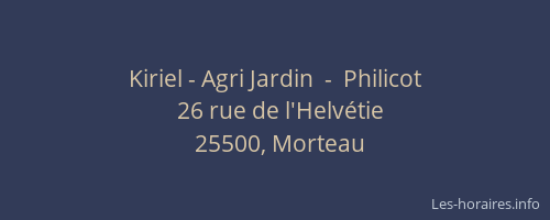 Kiriel - Agri Jardin  -  Philicot