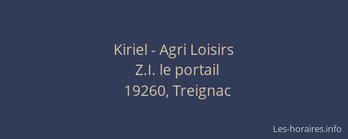 Kiriel - Agri Loisirs
