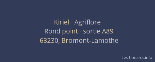 Kiriel - Agriflore