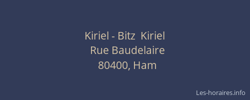 Kiriel - Bitz  Kiriel