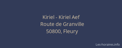 Kiriel - Kiriel Aef