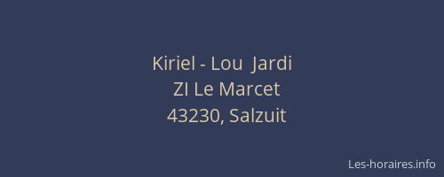 Kiriel - Lou  Jardi