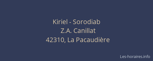 Kiriel - Sorodiab