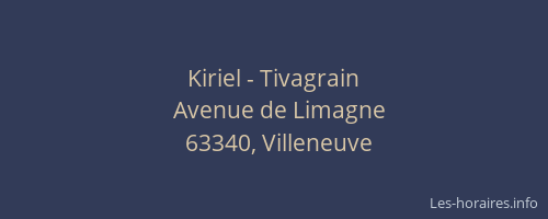 Kiriel - Tivagrain