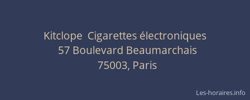 Kitclope  Cigarettes électroniques