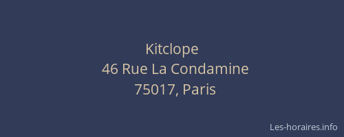 Kitclope