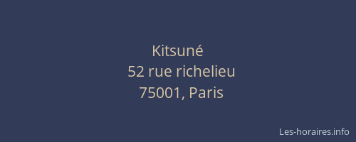 Kitsuné