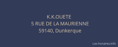 K.K.OUETE