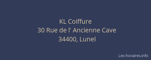 KL Coiffure