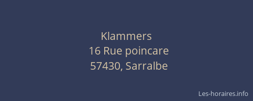 Klammers