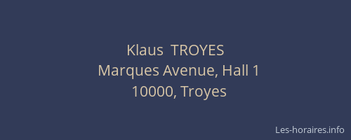 Klaus  TROYES