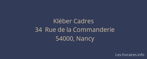 Kléber Cadres