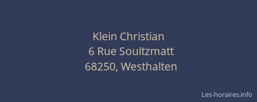 Klein Christian