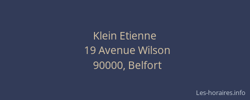 Klein Etienne