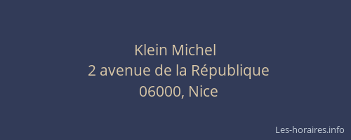 Klein Michel