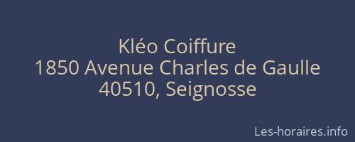 Kléo Coiffure