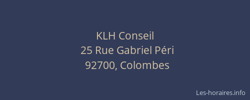 KLH Conseil