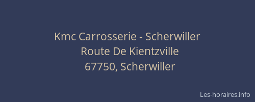 Kmc Carrosserie - Scherwiller