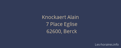 Knockaert Alain