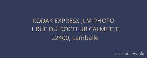 KODAK EXPRESS JLM PHOTO