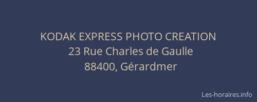 KODAK EXPRESS PHOTO CREATION