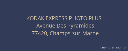 KODAK EXPRESS PHOTO PLUS