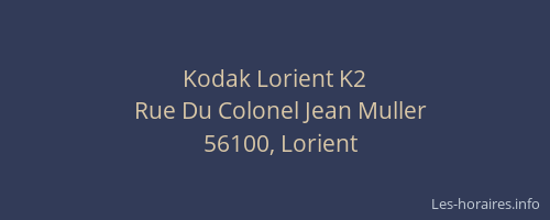 Kodak Lorient K2