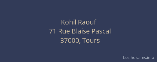 Kohil Raouf