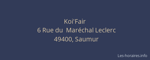 Koi'Fair