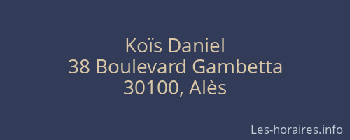 Koïs Daniel