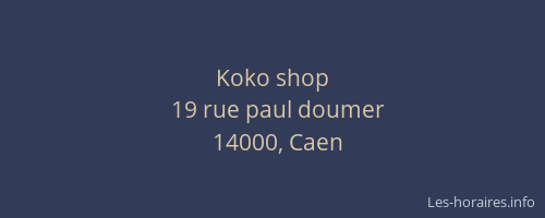Koko shop