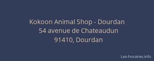 Kokoon Animal Shop - Dourdan