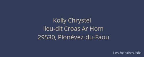 Kolly Chrystel