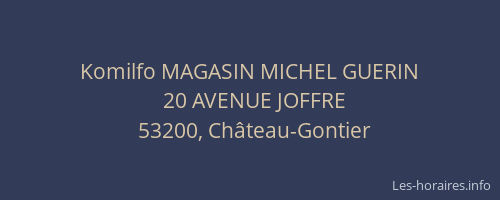 Komilfo MAGASIN MICHEL GUERIN