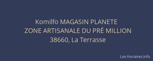Komilfo MAGASIN PLANETE
