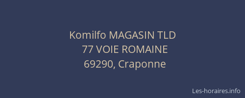Komilfo MAGASIN TLD