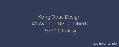 Kong Optic Design