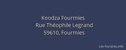 Koodza Fourmies