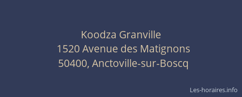 Koodza Granville