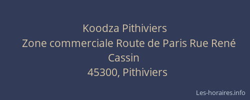 Koodza Pithiviers