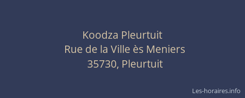 Koodza Pleurtuit