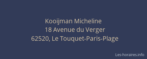 Kooijman Micheline
