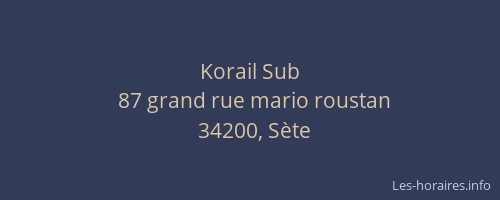 Korail Sub