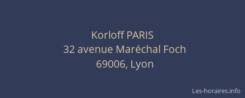 Korloff PARIS