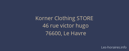 Korner Clothing STORE