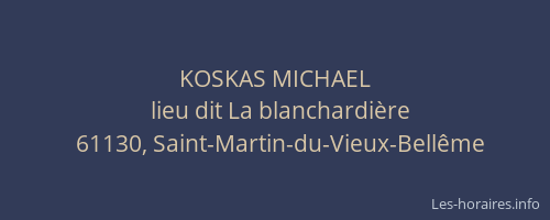KOSKAS MICHAEL