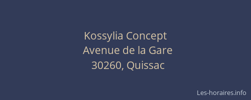 Kossylia Concept