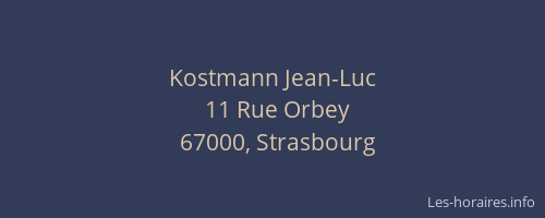 Kostmann Jean-Luc