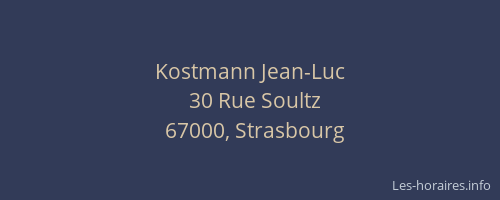 Kostmann Jean-Luc