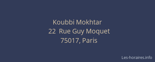Koubbi Mokhtar